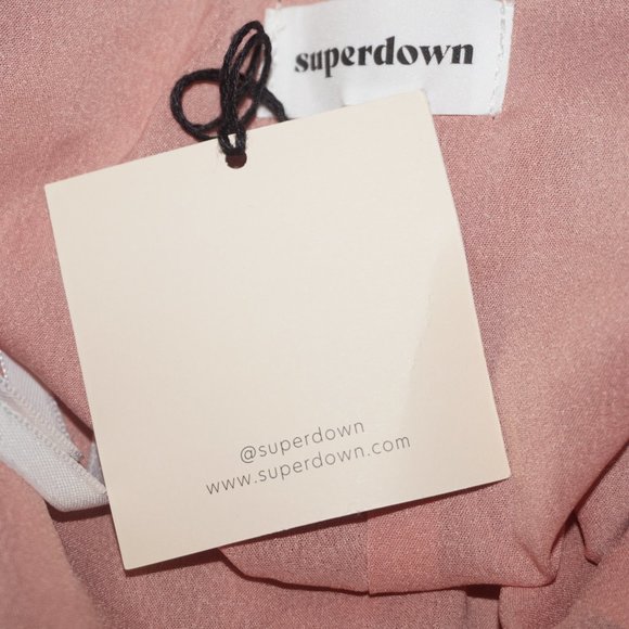 Revolve Superdown Adonia Rose Velvet Floral Mini Dress - Picture 9 of 12